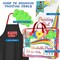 Washable Paint Set for Kids and Toddler - Finger Painting Kit for Toddlers with Non Toxic Washable Tempera, Brushes, Palette, Apron & More Art and Crafts Supplies - 30 Pcs